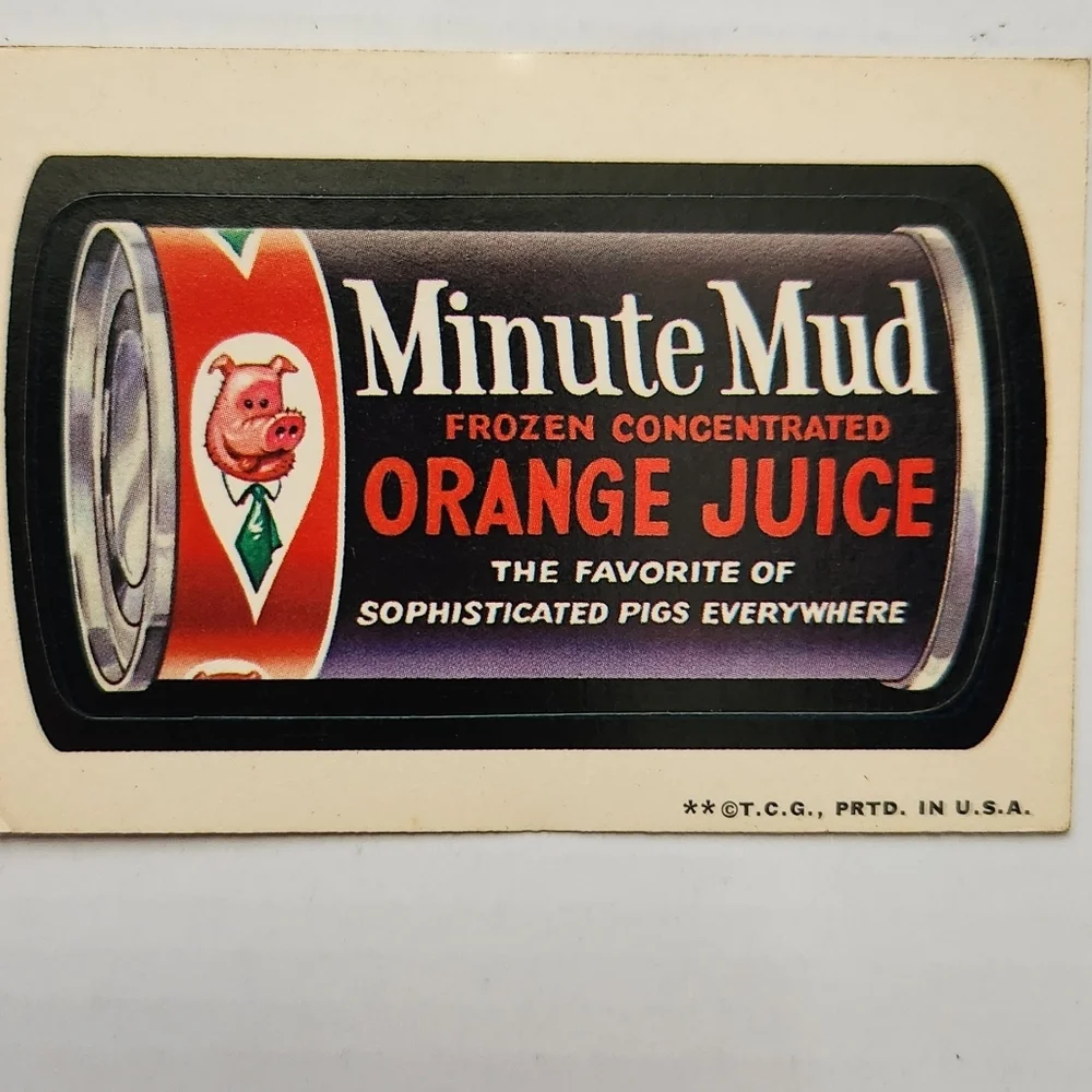 🍊 Vintage 1973 Wacky Packages Sticker - 